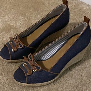 Jean Colored Platform Heels